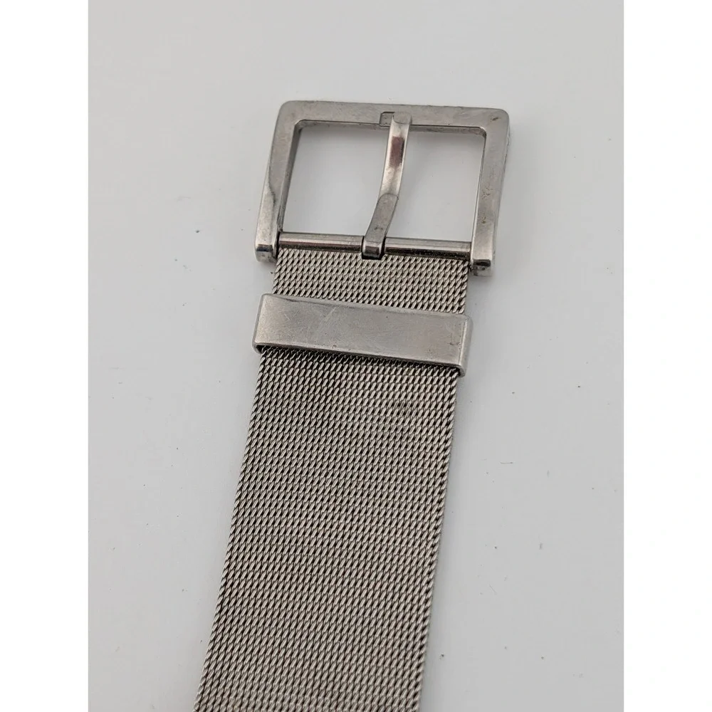 DKNY Watch Women 35mm Case Silver Mesh Metal Band NY4302- New Battery‎